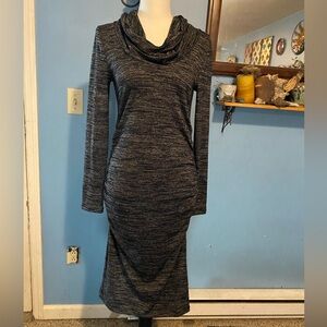 Thyme, Cowl Neck, Sweater Dress